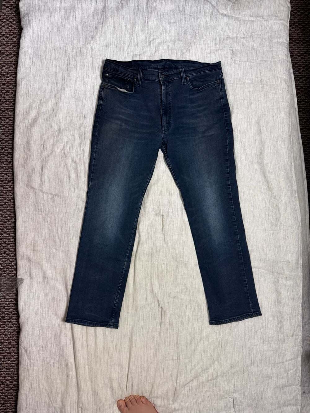 Levi's 514 Straight Fit Dark Wash Water<Less Jeans W38 L30